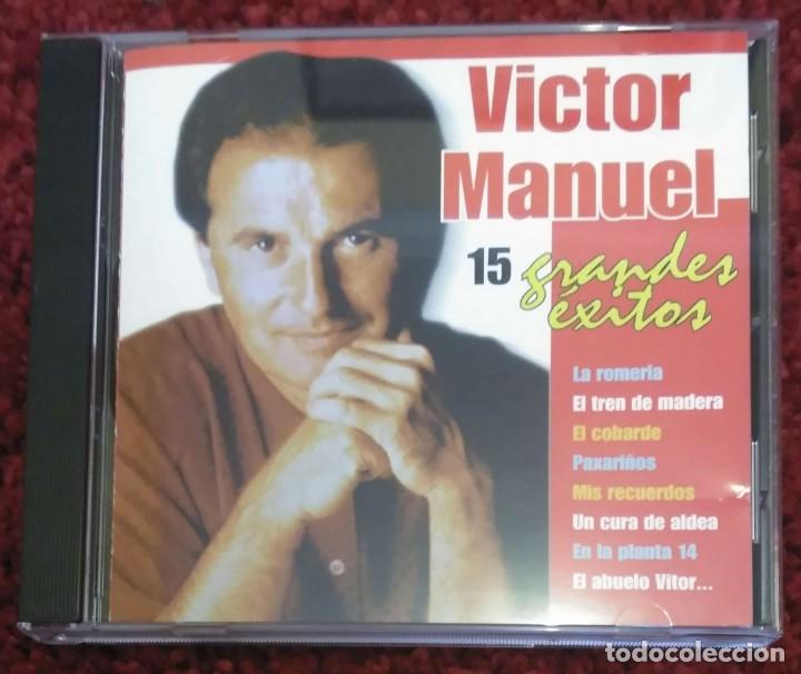 CDs de m&uacute;sica: VICTOR MANUEL (15 GRANDES EXITOS) CD 1999 - Foto 1
