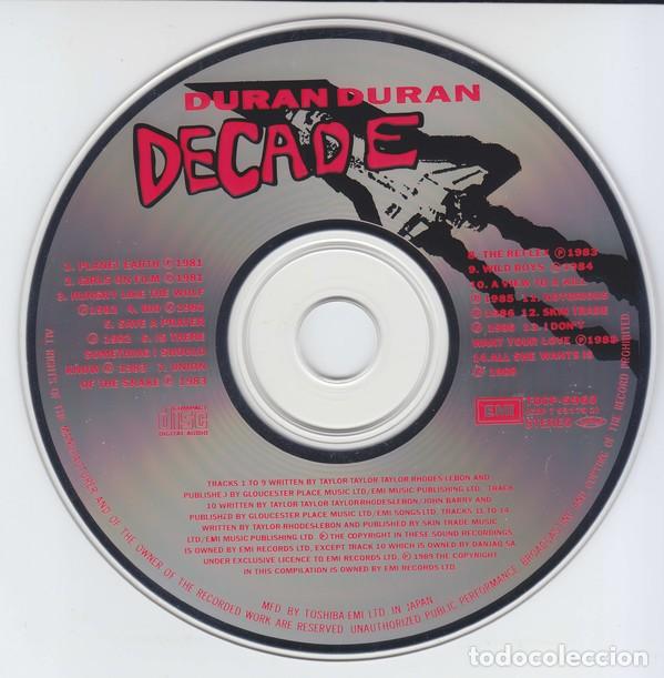 CDs de m&uacute;sica: CD Japon Duran Duran - Decade - Foto 2