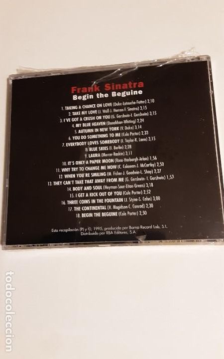 CDs de m&uacute;sica: CD FRANK SINATRA &uml;BEGIN THE BEGUINE&uml;. PRECINTADO! - Foto 3