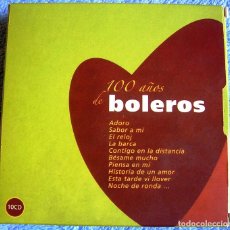 CDs de Música: 100 AÑOS DE BOLEROS -200 CANCIONES 10 CD ( GATICA, PANCHOS, COLE, GUILLOT, GORME, MANZANERO, CRUZ..)