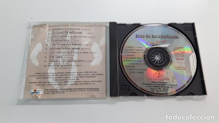 CDs de m&uacute;sica: CD ECOS DE LAS MARISMAS - ENTRE AMIGOS - Foto 2
