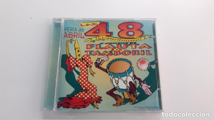 CDs de M&uacute;sica: CD FERIA DE ABRIL - LAS 48 MEJORES SEVILLANAS - FLAUTS TAMBORIL