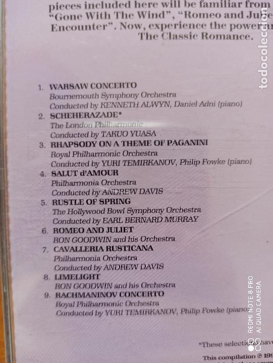 CDs de m&uacute;sica: CD THE CLASSIC ROMANCE (AF) - Foto 2