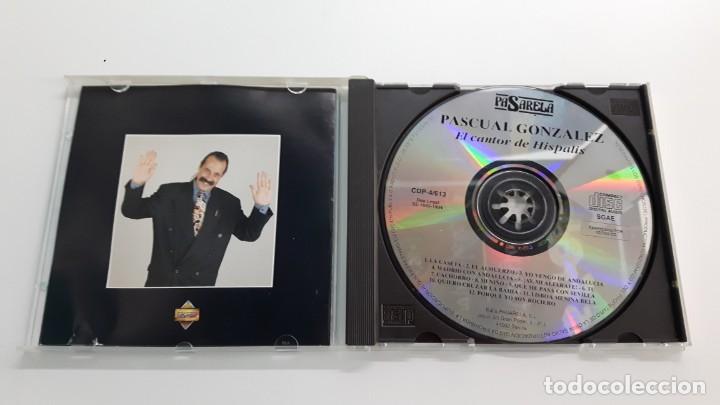 CDs de m&uacute;sica: CD PASCUAL GONZALEZ - EL CANTOR DE H&Iacute;PALIS - Foto 2