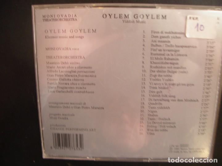 CDs de m&uacute;sica: MONI OVADIA- OYLEM GOYLEM. CD. - Foto 2