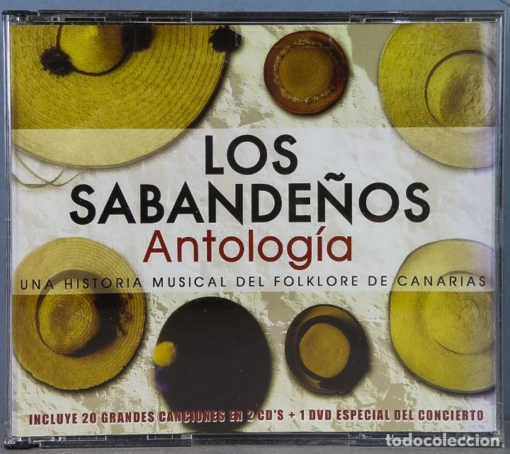 CDs de m&uacute;sica: 2 CD + DVD. LOS SABANDE&Ntilde;OS. ANTOLOGIA - Foto 1