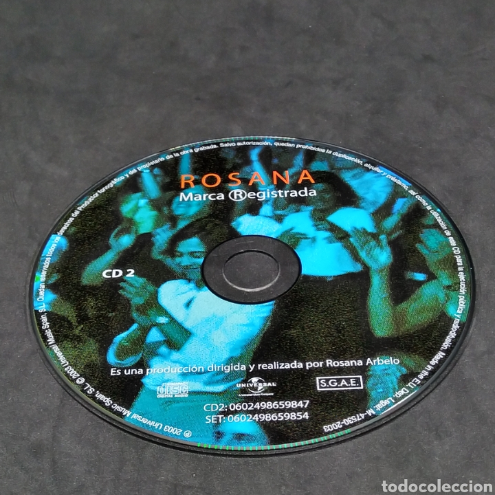 CDs de m&uacute;sica: ROSANA - MARCA REGISTRADA - CD DOBLE - 2003 - Foto 9