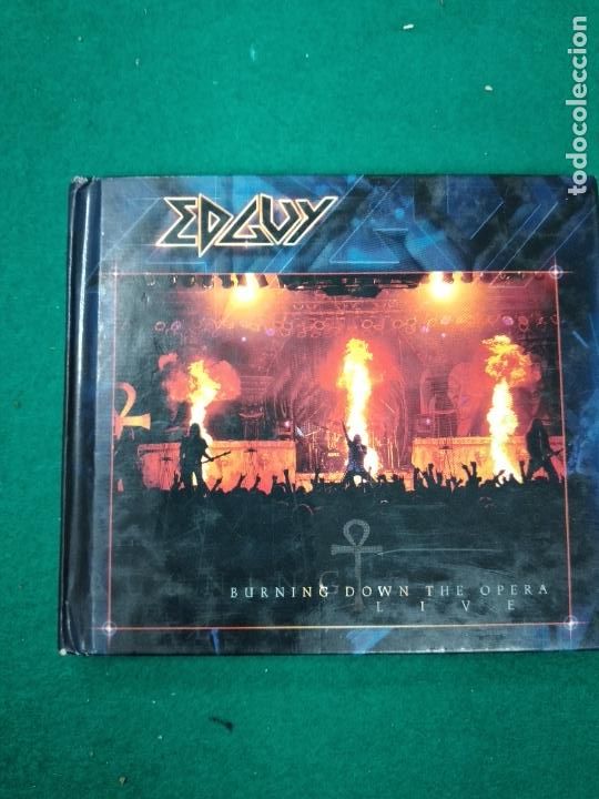 CDs de m&uacute;sica: EDGUY. BURNING DOWN THE OPERA LIVE. 2 CD. - Foto 1