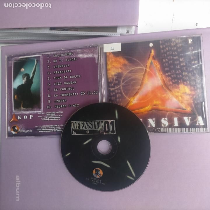 CDs de m&uacute;sica: CD OFENSIVA 10 TEMAS KOP - Foto 1