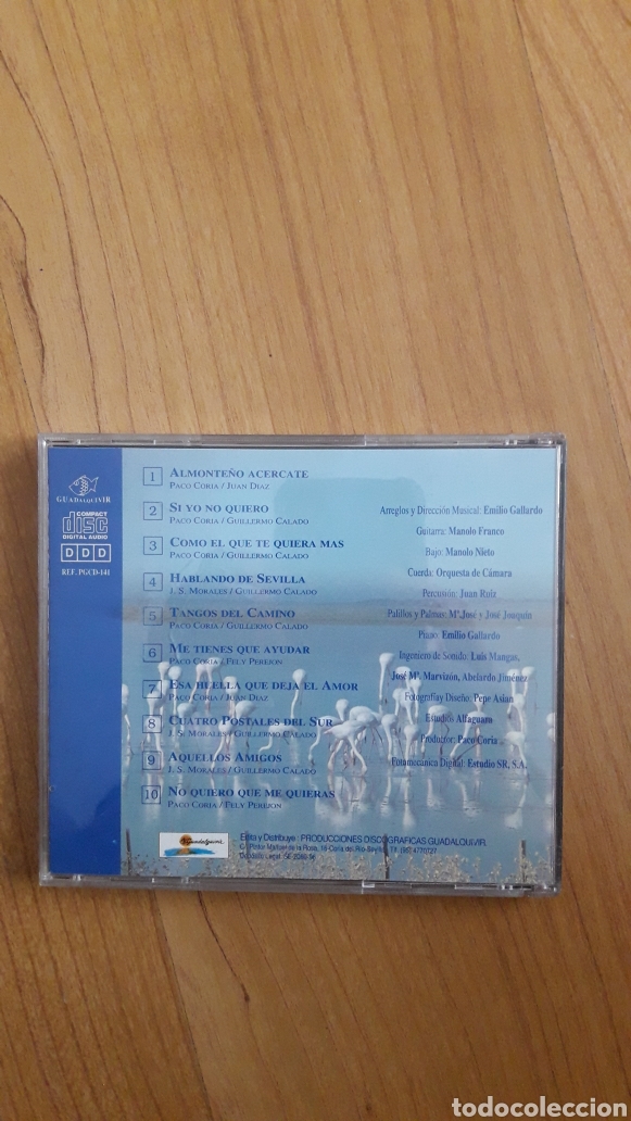 CDs de m&uacute;sica: ECOS DE LAS MARISMAS. MIS SENTIMIENTOD - Foto 2