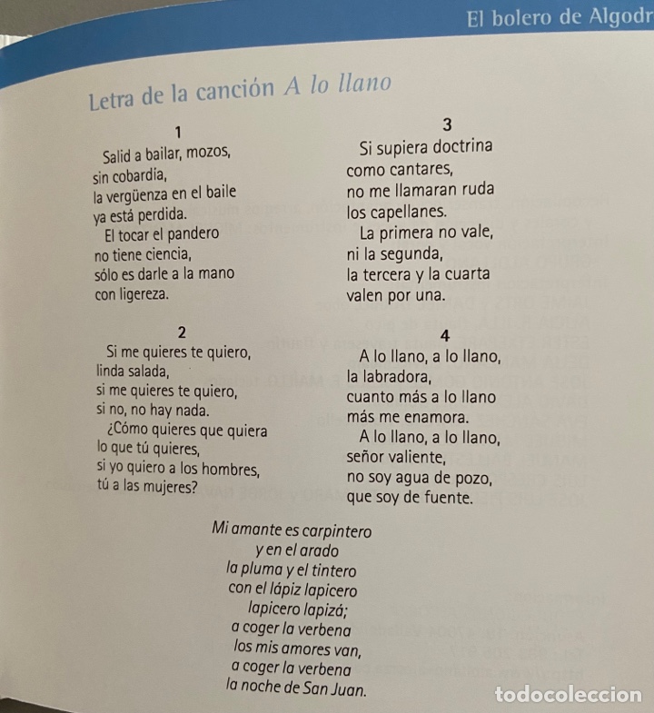 CDs de m&uacute;sica: CD. EL BOLERO DE ALGODRE - Foto 4