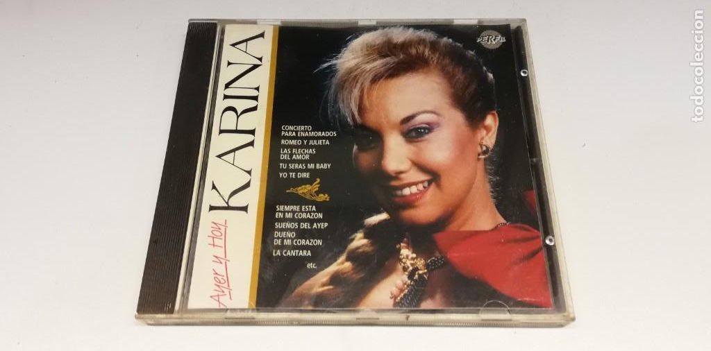 CDs de m&uacute;sica: W34- AYER Y HOY KARINA - CD DIS NM PORT VG
