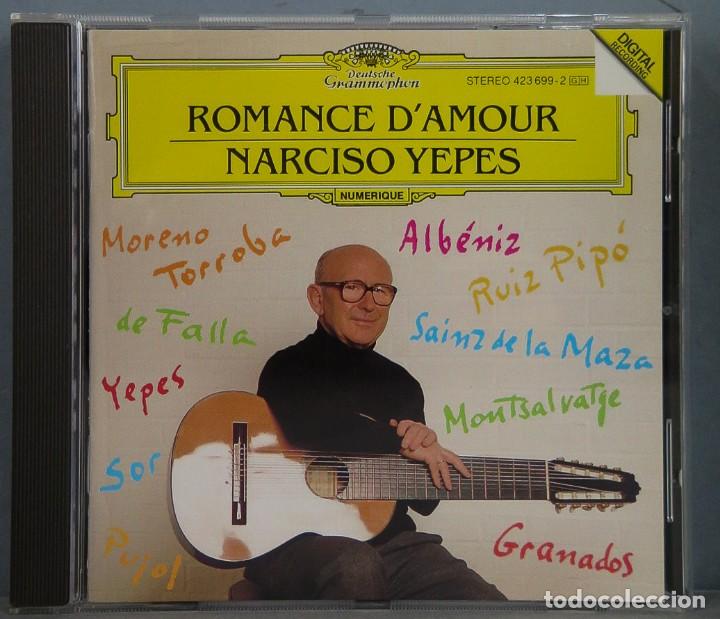 CDs de m&uacute;sica: CD. ROMANCE D&acute;AMOUR. NARCISO YEPES - Foto 1