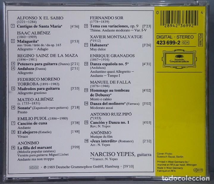 CDs de m&uacute;sica: CD. ROMANCE D&acute;AMOUR. NARCISO YEPES - Foto 2