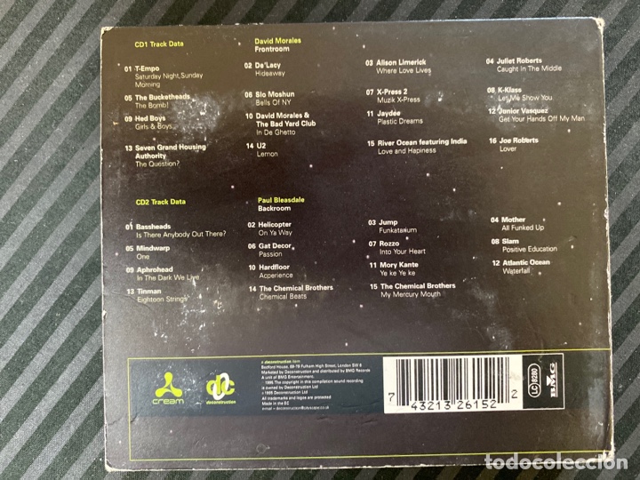 CDs de m&uacute;sica: Cream Anthems (2xCD, Mixed, Dig) (Cream Records) - Foto 2