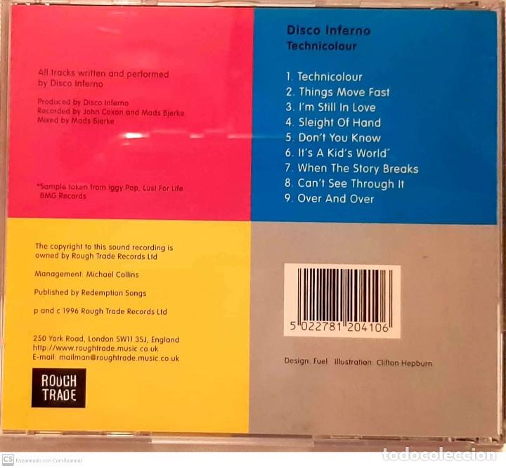 CDs de m&uacute;sica: Disco Inferno &lrm;&ndash; Technicolour - Foto 3