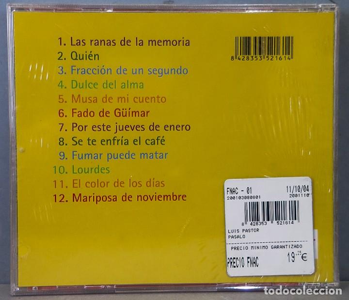 CDs de m&uacute;sica: CD. PASALO. LUIS PASTOR. PRECINTADO - Foto 2