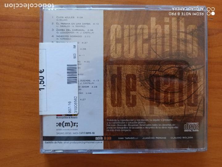 CDs de m&uacute;sica: CD CUCHILLO DE PALO (CP) - Foto 2