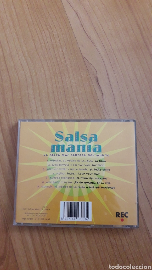 CDs de m&uacute;sica: SALSA MAN&Iacute;A - Foto 2