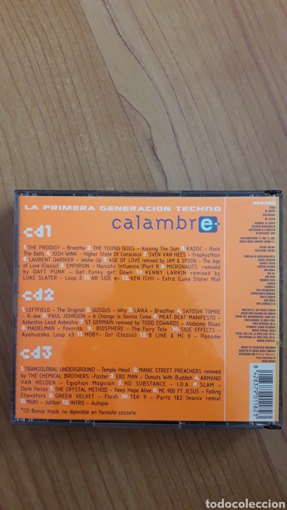 CDs de m&uacute;sica: TRIPLE CD CALAMBRE TECHNO - Foto 2