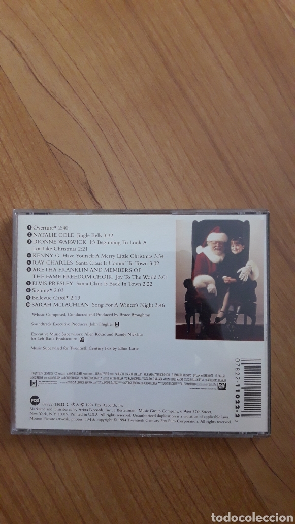 CDs de m&uacute;sica: BSO MIRACLE ON 34TH STREET - Foto 2