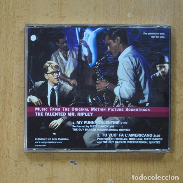 CDs de m&uacute;sica: VARIOS - THE TALENTED MR RIPLEY - CD - Foto 2