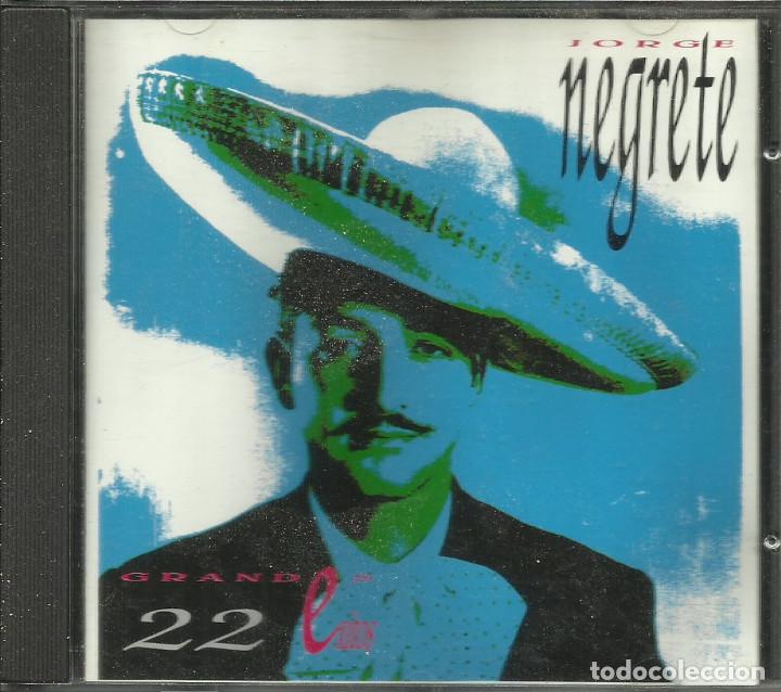 CDs de m&uacute;sica: 22 grandes &eacute;xitos / Jorge Negrete. - Foto 1