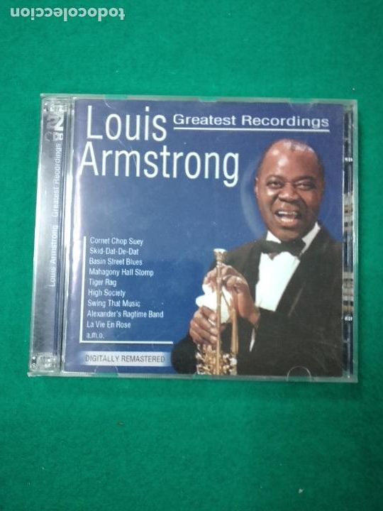CDs de m&uacute;sica: LOUIS AMSTRONG. GREATEST RECORDINGS. 2 CD. - Foto 1
