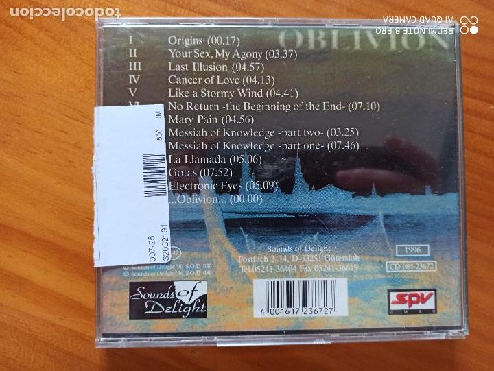 CDs de m&uacute;sica: CD REMEMBRANCE - OBLIVION (CQ) - Foto 2
