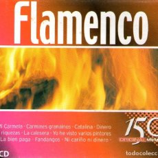 CDs de Música: DOBLE CD ALBUM: FLAMENCO - 50 VERSIONES ORIGINALES: CAMARÓN, MOLINA, FARINA, LOLA FLORES, PINTO...