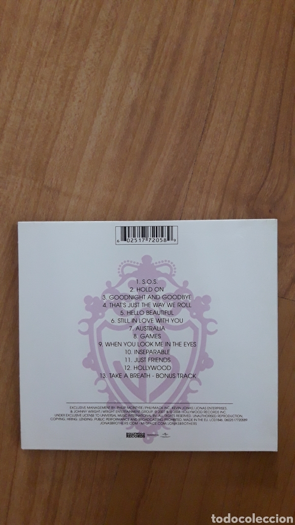 CDs de m&uacute;sica: JONAS BROTHERS - Foto 2