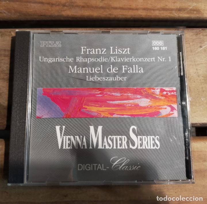 CDs de m&uacute;sica: FRANZ LISZT - MANUEL DE FALLA - VIENNA MASTER SERIES - CD - Foto 1