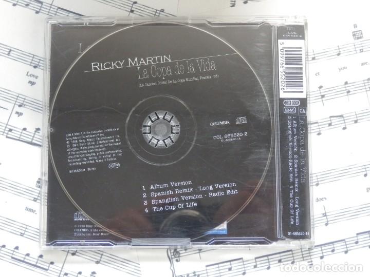 CDs de m&uacute;sica: RICKY MARTIN - LA COPA DE LA VIDA - Foto 2