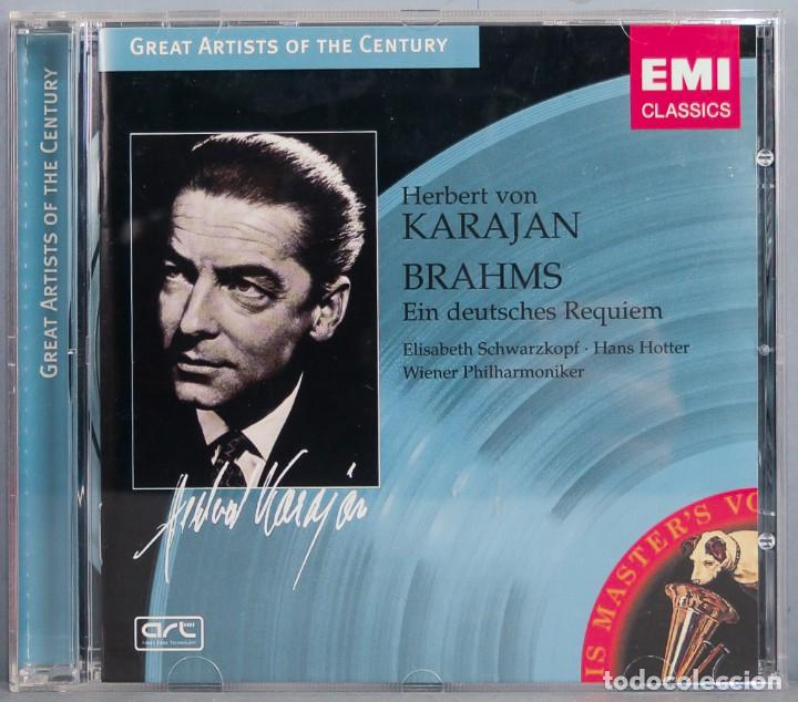 CDs de m&uacute;sica: CD. KARAJAN. BRAHMS. EMI - Foto 1