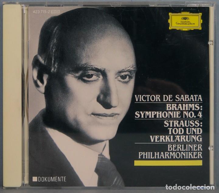 CDs de m&uacute;sica: CD. BRAHMS. SABATA. SYMPHONIE N. 4 - Foto 1