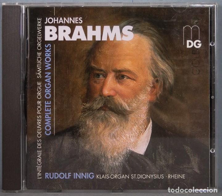 CDs de m&uacute;sica: CD. BRAHMS. COMPLETE ORGAN WORKS - Foto 1