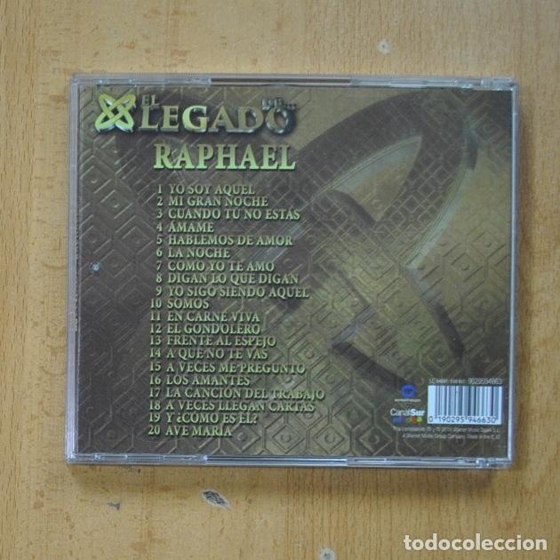 CDs de m&uacute;sica: RAPHAEL - EL LEGADO - CD - Foto 2
