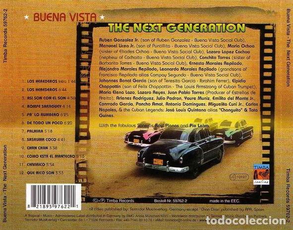 CDs de m&uacute;sica: Buena Vista: The Next Generation - CD - Foto 2