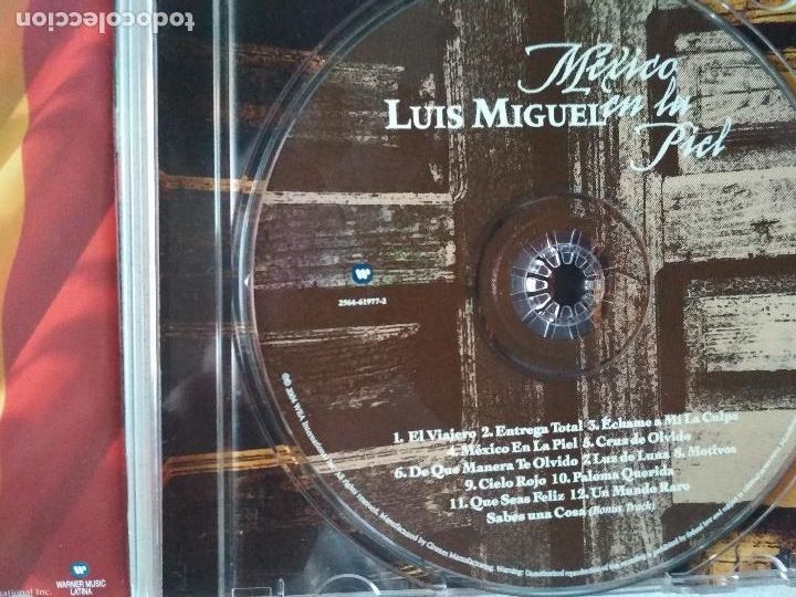 CDs de m&uacute;sica: LUIS MIGUEL,MEXICO EN LA PIEL, 2004 - Foto 3