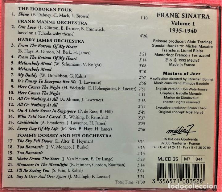 CDs de m&uacute;sica: Frank Sinatra ● Volume 1 - 1935-1940 - Complete Edition ● CD, Compilation - Foto 2