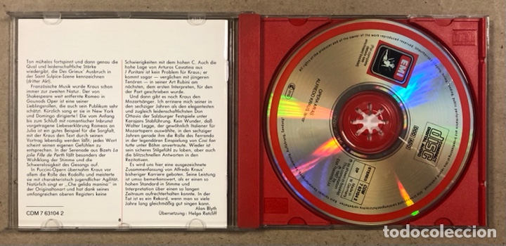 CDs de m&uacute;sica: ALFREDO KRAUS, OPERA ARIAS. CD. EMI 1987. - Foto 2