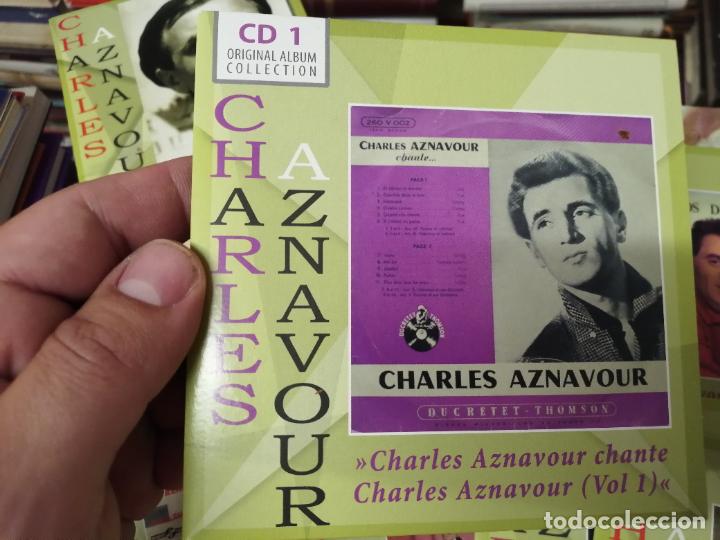 CDs de Música: CHARLES AZNAVOUR . CHANTEUR DAMOR . 11 ORIGINAL ALBUMS EN 8 CD S. - Foto 2 - 267343904