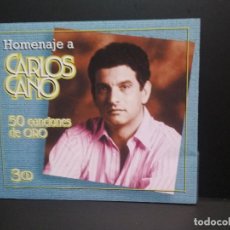 CDs de Música: HOMENAJE A CARLOS CANO 50 CANCIONES DE ORO - 3 CD PEPETO. Lote 267530549