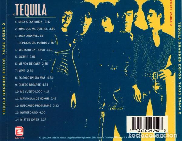 CDs de m&uacute;sica: Tequila - Grandes &Eacute;xitos - CD - Foto 2