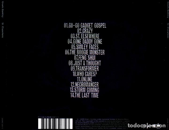 CDs de m&uacute;sica: �R113 - GNARLS BARKLEY. ST ELSEWHERE. CD. - Foto 2