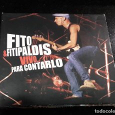 CDs de Música: MUSICA CD FITO Y LOS FITIPALDIS VIVO ... PARA CONTARLO CD + DVD. Lote 267843289