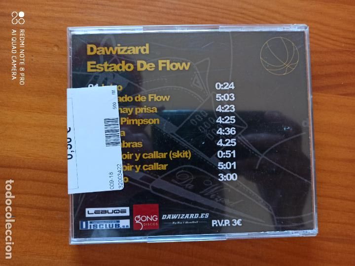 CDs de m&uacute;sica: CD DAWIZARD - ESTADO DE FLOW (DV) - Foto 2