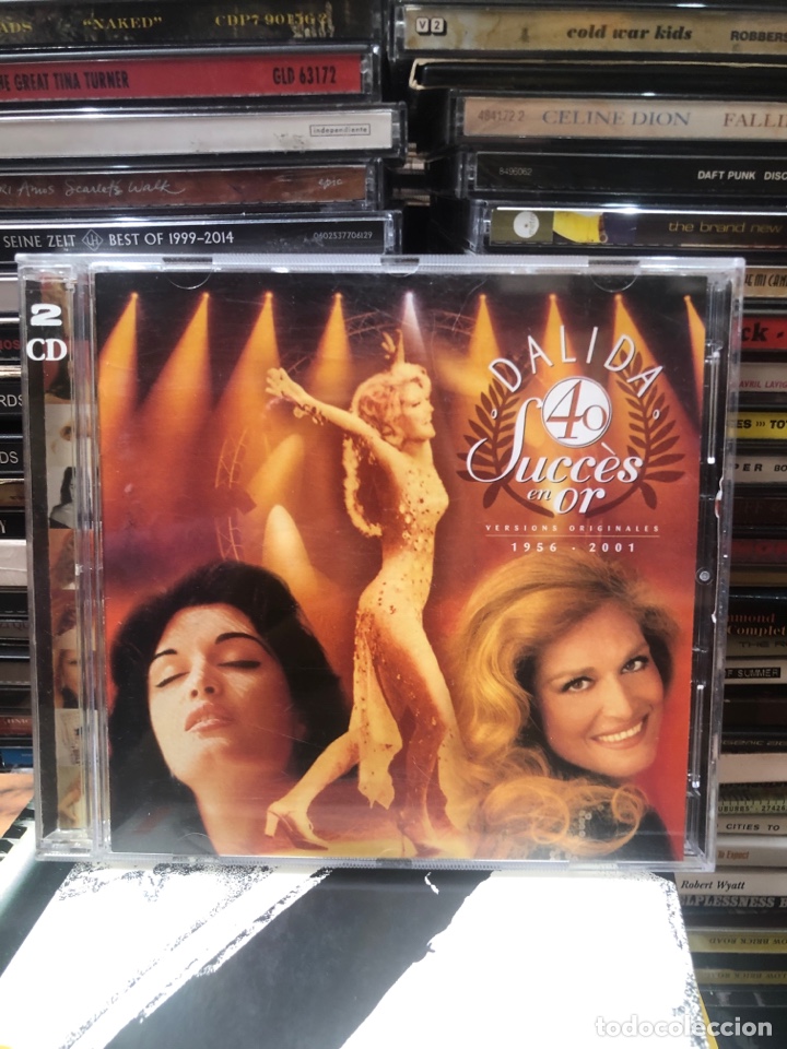 CDs de m&uacute;sica: Dalida 40 succes en or 1956-2001 2 cds - Foto 1