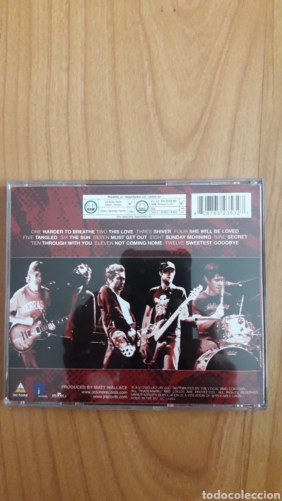 CDs de m&uacute;sica: MAROON 5. SONGS ABOUT JANE - Foto 2