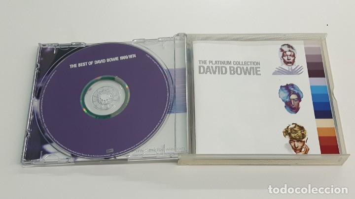 CDs de m&uacute;sica: 3CD DAVID BOWIE - THE PLATINUM COLLECTION - COMO NUEVO - Foto 2